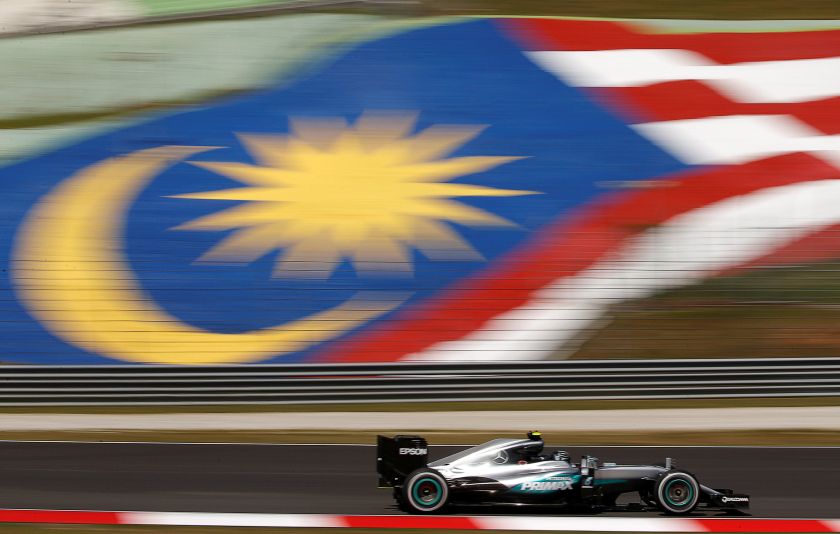 Mercedes' Nico Rosberg of Germany in action during first practice ahead of the Malaysian Grand Prix at Sepang September 30, 2016. u00e2u20acu2022 Reuters pic