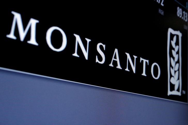 Monsanto logo is displayed on a screen where the stock is traded on the floor of the New York Stock Exchange in New York City May 9, 2016. u00e2u20acu201d Reuters pic