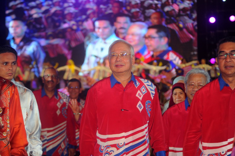 Prime Minister Datuk Seri Najib Razak attending the Malaysia Day celebration in Bintulu, Sarawak, September 16, 2016. u00e2u20acu201d Bernama pic