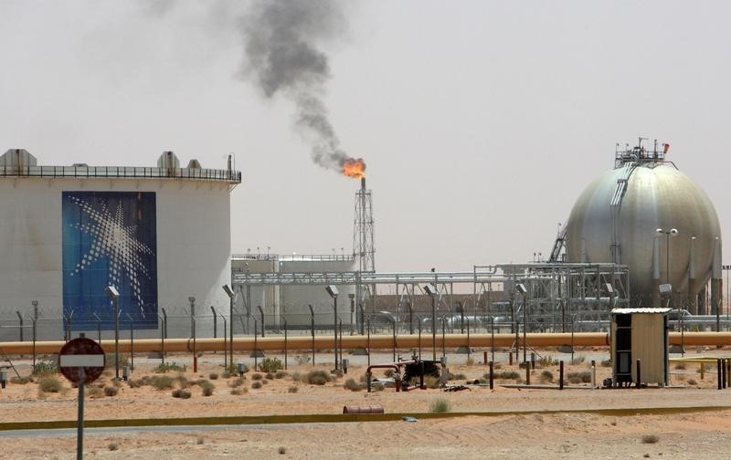 A gas flame is seen in the desert near the Khurais oilfield, about 160km from Riyadh, Saudi Arabia June 23, 2008. u00e2u20acu201d Reuters pic
