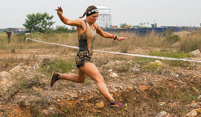A partipant going through an obstacle course. ― Picture taken from spartanrace.my