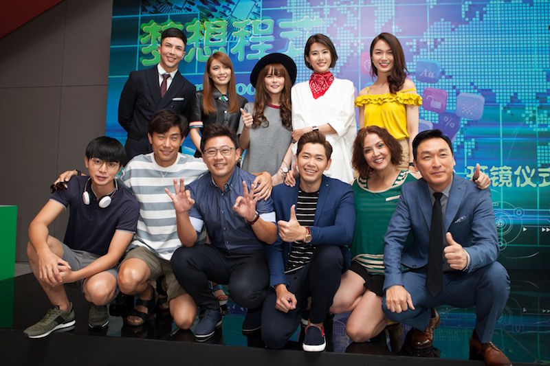 Do you buy these telegenic cast members such as Joanne Peh and Romeo Tan as the next Mark Zuckerberg? u00e2u20acu201d Picture courtesy of Chua Hongyin 