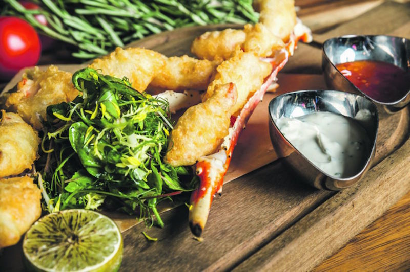 King crab tempura from Seafood Room. u00e2u20acu201d Picture courtesy of Seafood Room 