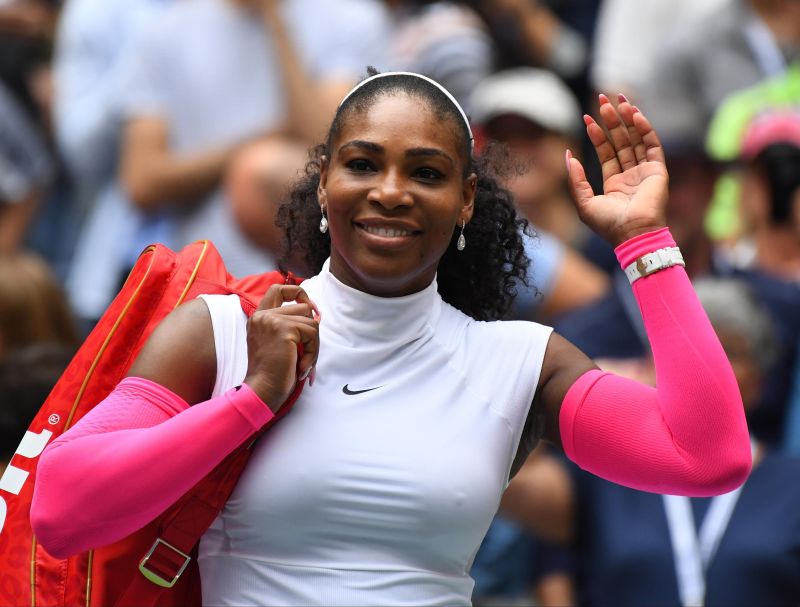 Serena Williams after beating Johanna Larsson of Sweden September 3, 2016 at the US Open tennis tournament at USTA Billie Jean King National Tennis Centre. u00e2u20acu201d Robert Deutsch-USA TODAY Sports/Reuters pic