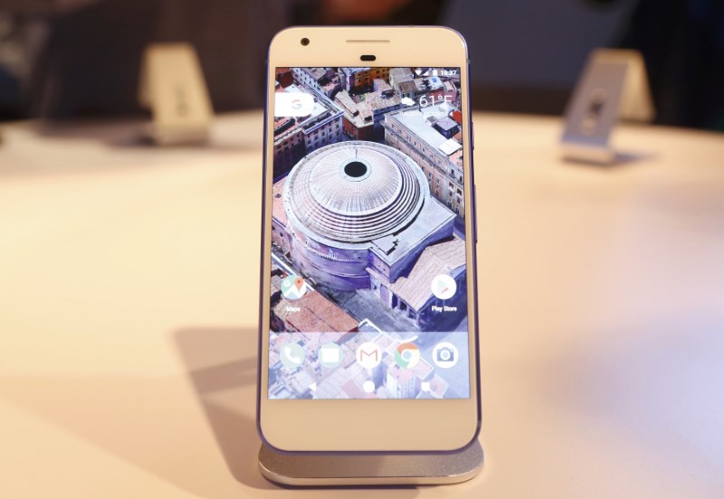 The Google Pixel phone is displayed during the presentation of new Google hardware in San Francisco October 4, 2016. u00e2u20acu201d Reuters pic