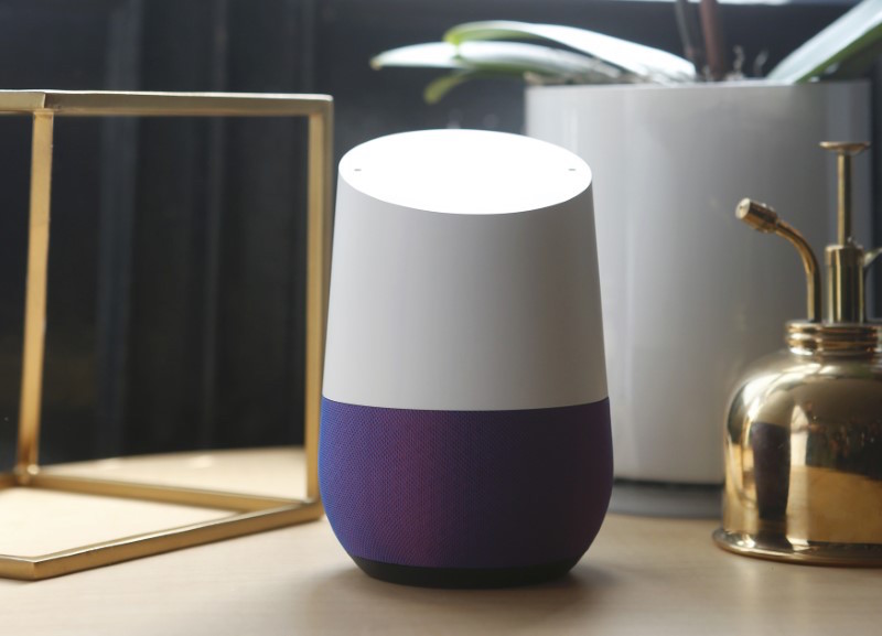 Google Home is displayed during the presentation of new Google hardware in San Francisco October 4, 2016. u00e2u20acu201d Reuters pic