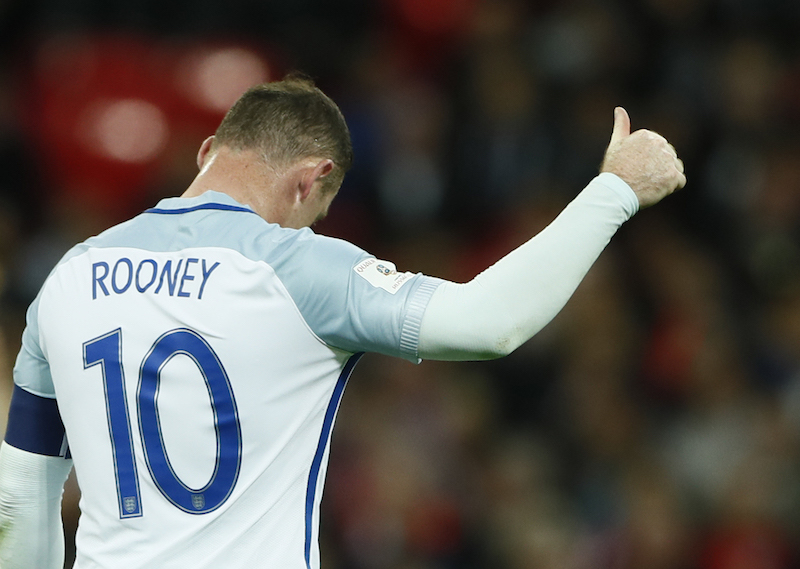 Englandu00e2u20acu2122s Wayne Rooney reacts during their 2018 World Cup Qualifying European Zone u00e2u20acu201d Group F match against Malta in London October 8, 2016. u00e2u20acu201d Reuters pic