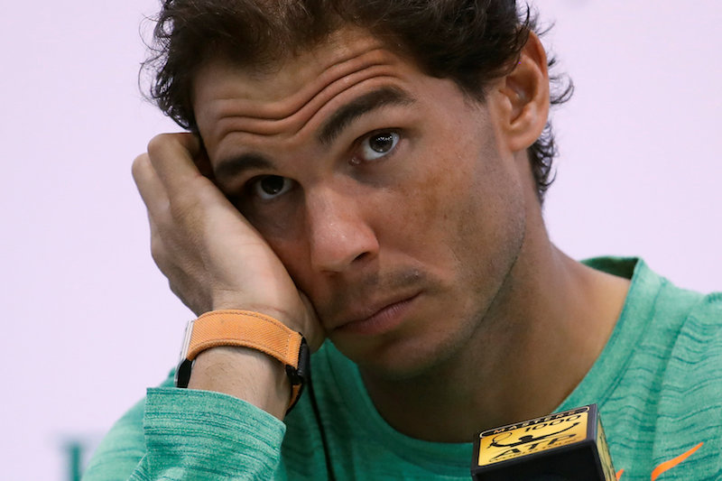 Rafael Nadal of Spain attends a pre-match news conference during the Shanghai Masters in Shanghai October 10, 2016. u00e2u20acu201d Reuters pic