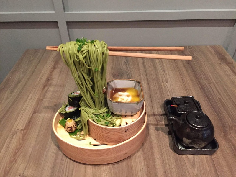 Soba so good: Flying cha soba with cha soba spam sushi. u00e2u20acu201d TODAY pic