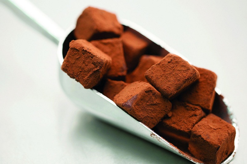 The rose and pistachio flavoured dark chocolate is among one of the few chocolate flavours Lim Jialiang of Demochoco created. u00e2u20acu201d Handout via TODAY