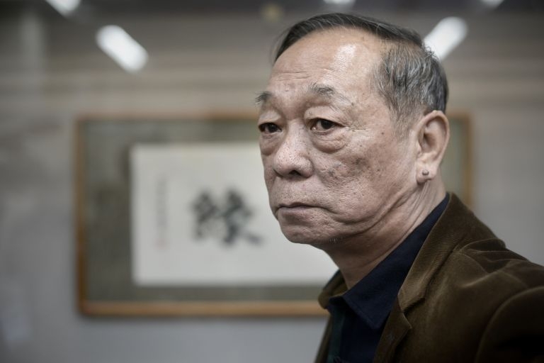 Jin Yulan, the nephew of Chinau00e2u20acu2122s last emperor Pu Yi, looks on during his private antique collection show in Beijing, China. u00e2u20acu201d AFP pic