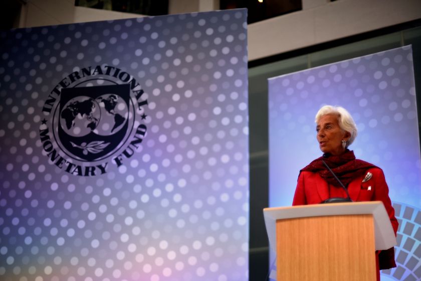 IMF Managing Director Christine Lagarde speaks at the annual meetings of the IMF and World Bank Group in Washington, October 8, 2016. u00e2u20acu201d Reuters pic