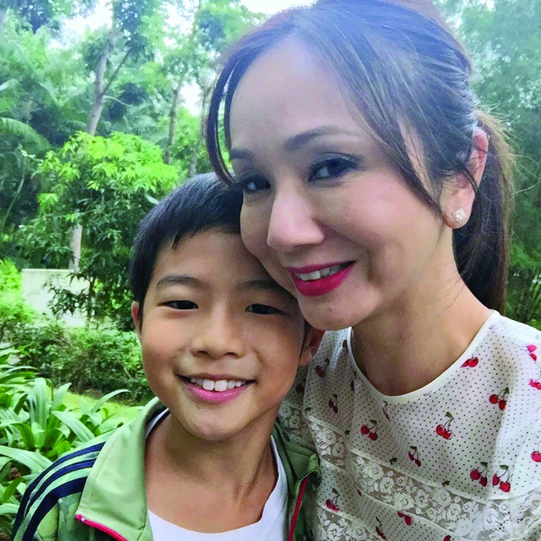 TV host Diana Ser admits she can be quite a 'Mommy Monster' when it comes to her son Jake's grades. u00e2u20acu201d Picture courtesy of Diana Ser