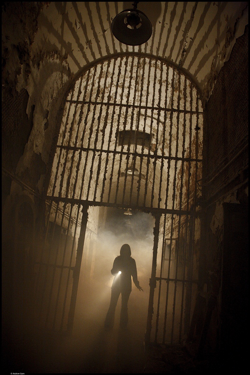 An undated handout photo from Eastern State Penitentiary in Philadelphia, a former prison with haunted house style tours. — Eastern State Penitentiary via The New York Times