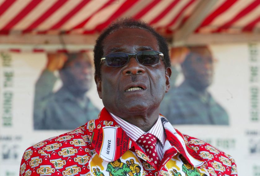 President Robert Mugabe addresses to his supporters during an election rally in Chitungwiza, Zimbabwe June 26, 2008. u00e2u20acu2022 Reuters pic