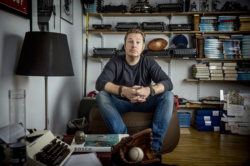 Fredrik Backman, whose u00e2u20acu02dcA Man Called Oveu00e2u20acu2122 has sold more than 2.8 million copies, at his office in Stockholm, October 25, 2016. u00e2u20acu201d Picture by Casper Hedberg/The New York Times