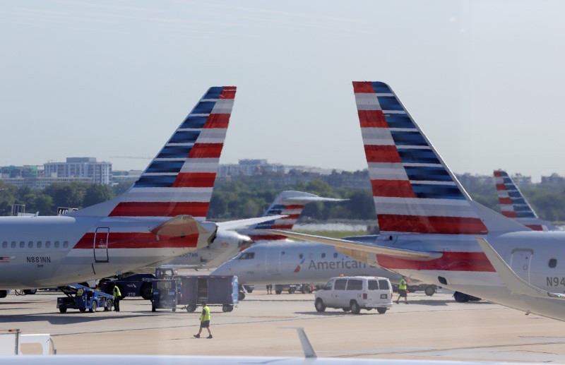 American Airlines aircraft are parked at Ronald Reagan Washington National Airport in Washington, August 8, 2016. u00e2u20acu201d Reuters pic