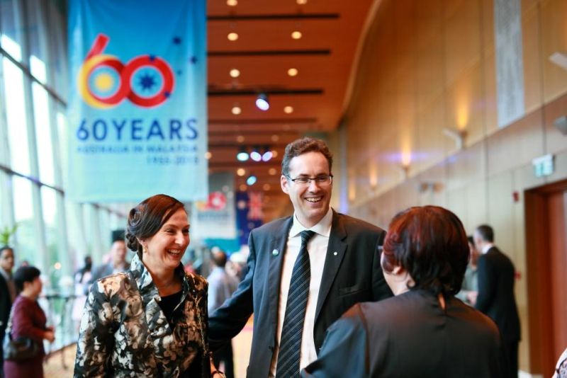 Australian High Commissioner to Malaysia Rod Smith at reception in Kuala Lumpur Australia nDay 2015 malaysia.highcommission.gov.au