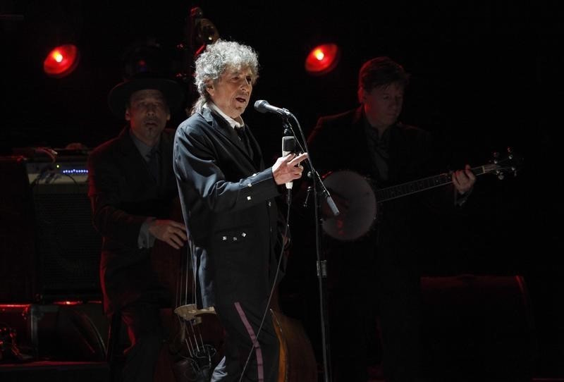 Bob Dylan performs during a segment honouring Martin Scorsese, recipient of the Music + Film Award, at the 17th Annual Critics' Choice Movie Awards in Los Angeles January 12, 2012. u00e2u20acu201d reuters pic
