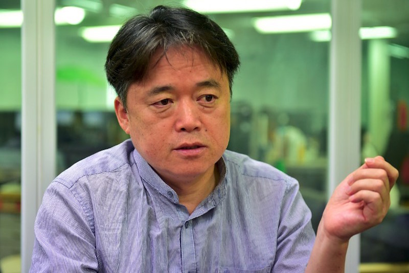 South Korean investigative journalist and documentary filmmaker Choi Seung-ho is seen during an interview with AFP at his office in Seoul September 7, 2016. u00e2u20acu201d AFP pic