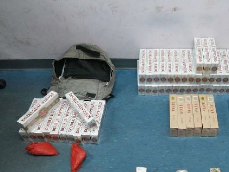 A follow-up search of Baou00e2u20acu2122s rented room in a unit of the condominium resulted in the seizure of 52 cartons and four opened packets of duty-unpaid cigarettes. u00c2u00a0u00e2u20acu201du00c2u00a0Picture courtesy of Singapore Customs