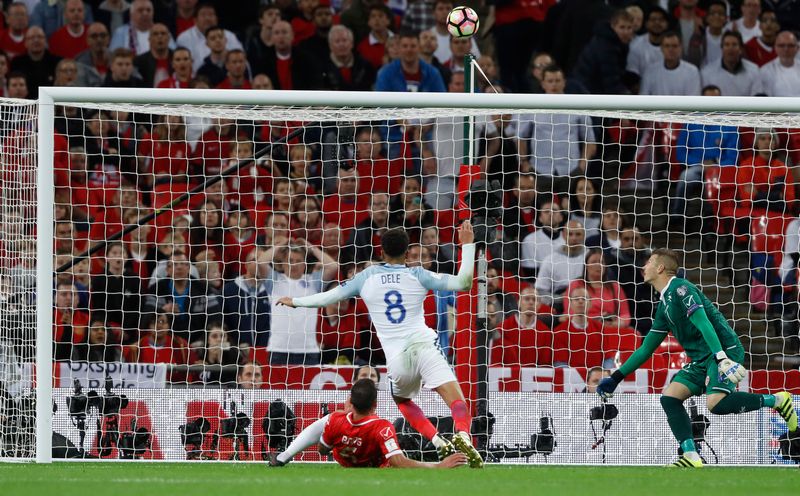 England's Dele Alli misses a chance to score against Malta in a World Cup qualifying match at Wembley, London October 8, 2016. u00e2u20acu201d Reuters pic