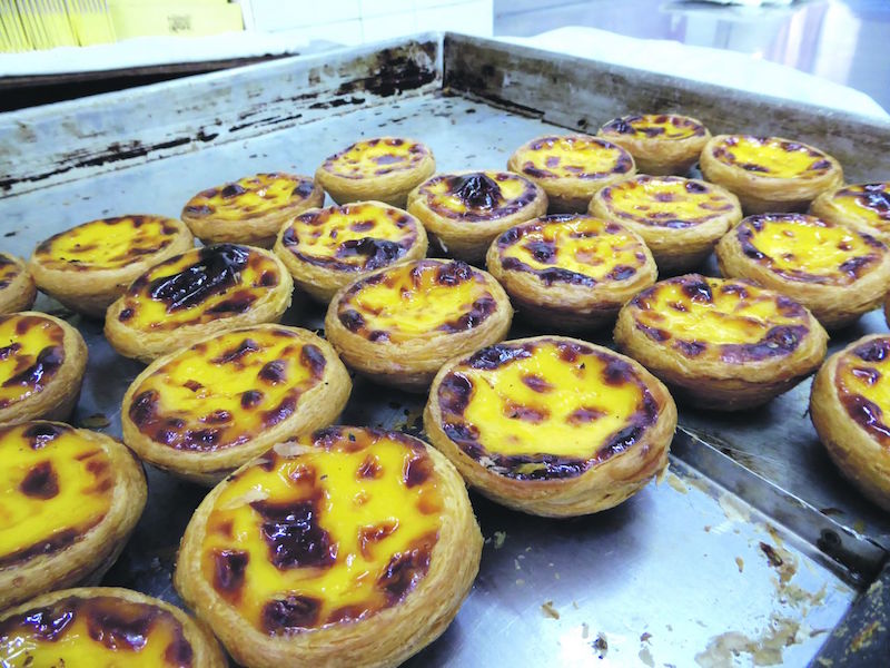 Fresh, piping hot egg tarts from Lord Stowu00e2u20acu2122s Bakery in Coloane Island. u00e2u20acu201d TODAY pic