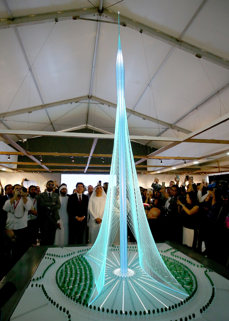 Dubaiu00e2u20acu2122s developer giant Emaar Properties announced plans to build the viewing tower in April, saying it will be u00e2u20acu02dca notchu00e2u20acu2122 higher than Burj Khalifa, which stands 828 metres high. u00e2u20acu201d AFP pic