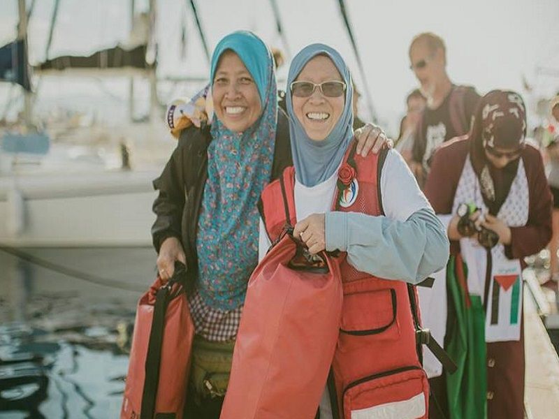 Dr Fauziah (kanan) menyeru semua pihak melakukan yang termampu bagi membebaskan mereka daripada tahanan Israel. u00e2u20acu201d Foto ihsan Facebook/Rose2Rose