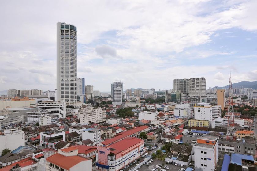 A general view of George Town, Penang. October 19, 2016. u00e2u20acu201d Picture by KE Ooi