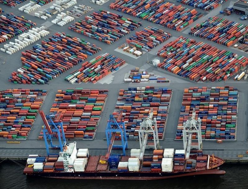 A container ship is loaded at a terminal in the harbour of Hamburg, Germany September 23, 2012. Germany has chalked up a much higher level of exports that expected in August 2016. u00e2u20acu201d Reuters pic
