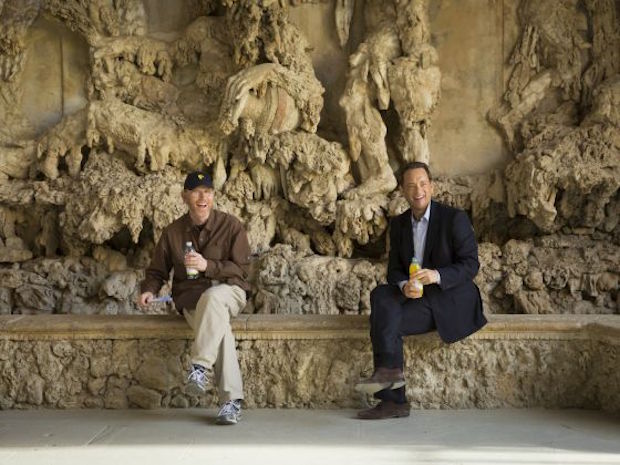 Ron Howard and Tom Hanks on the set of Inferno. u00e2u20acu201d Pic by Sony Pictures 