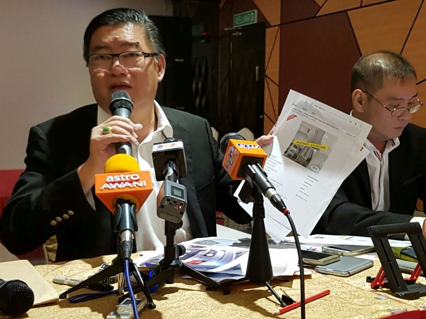 Huan Cheng Guan urged the state government to investigate LMC unit owners who are renting out or selling their units. u00e2u20acu201d Picture by Opalyn Mok