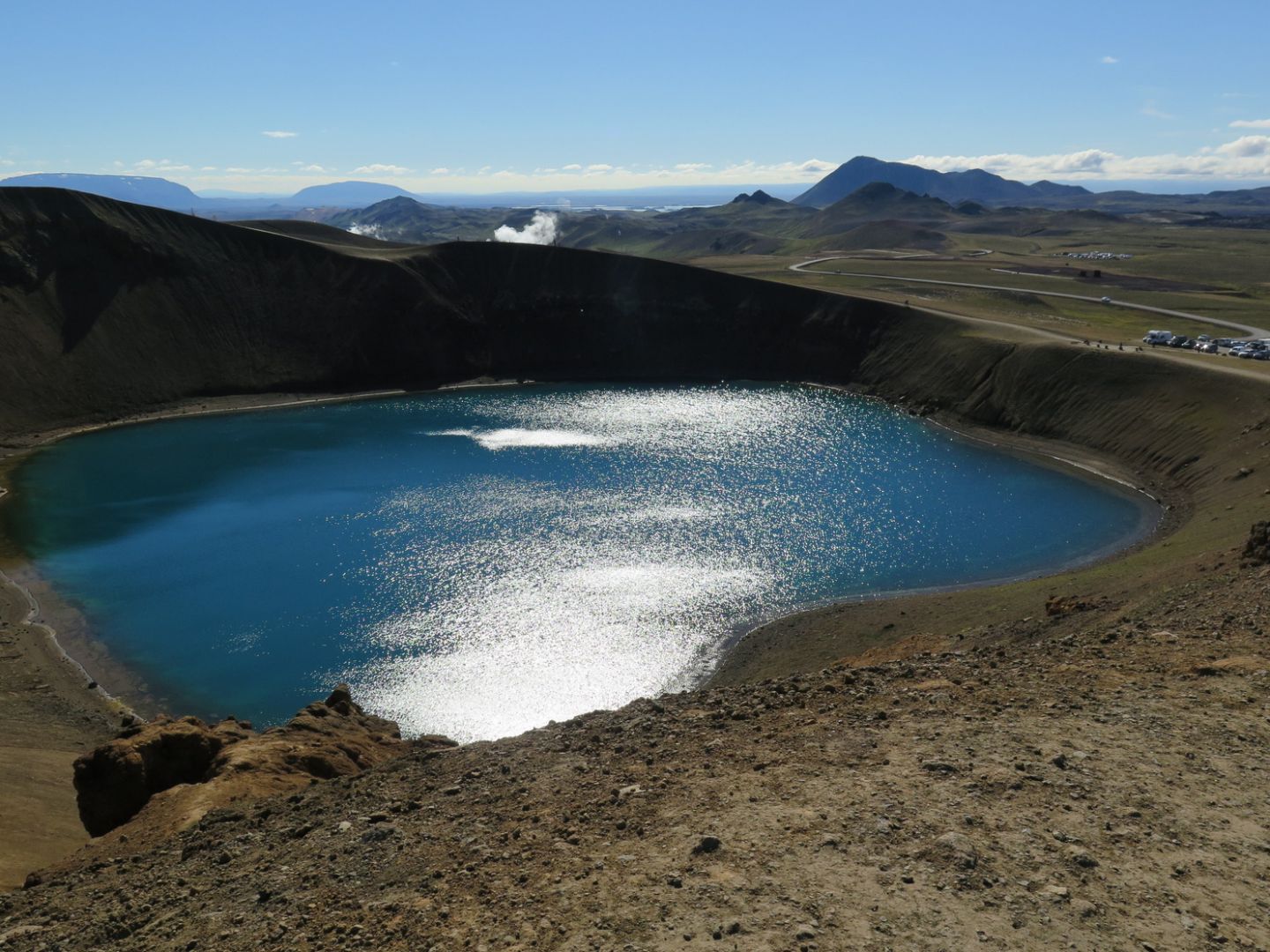 Krafla, is an active volcanic region north of Iceland's Ring Road. — TODAY pic