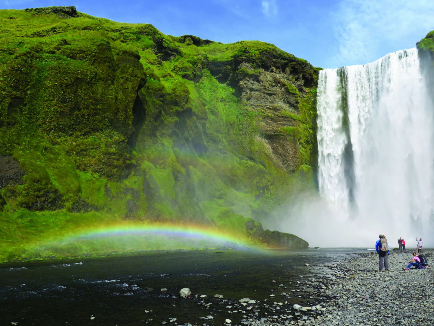 The Skogafoss is Iceland's next most famous waterfall after the Gullfoss. — TODAY pic