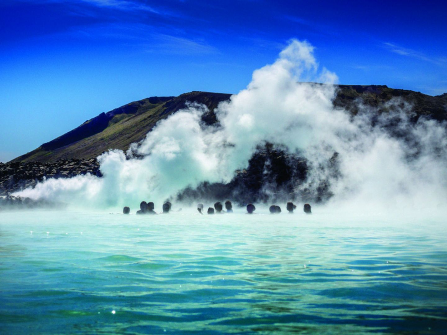 You can't miss a dip in Iceland's famed Blue Lagoon when you are there. — TODAY pic