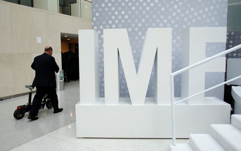 A man takes out a scooter at the International Monetary Fund headquarters after closing of the IMF/World Bank annual meetings in Washington October 9, 2016. u00e2u20acu201d Reuters pic