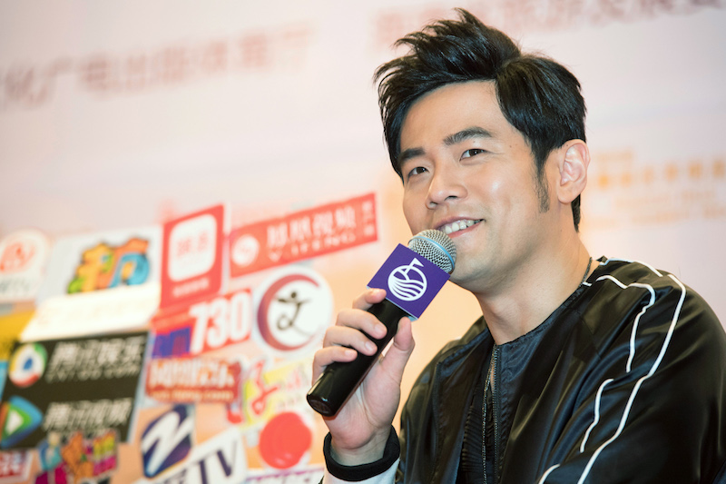 Jay Chou speaks during a press conference for the World Celebrity Pro-Am 2016 Mission Hills China Golf Tournament in Haikou October 20, 2016. u00e2u20acu201d Reuters pic
