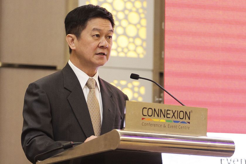 Deputy Minister of Finance II Datuk Lee Chee Leong deliver his keynote address during the Malaysian Institute of Professional Property Managers (MIPPM) Forum in Kuala Lumpur October 19, 2016. u00e2u20acu201d Picture by Yusof Mat Isa 