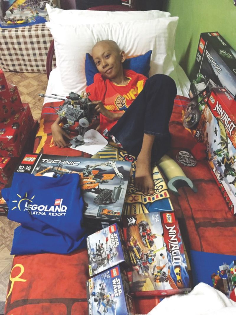 Danish in his home in Kuala Selangor on September 28, surrounded by his Lego toys. u00e2u20acu201d Picture courtesy of Legoland Malaysia Resort