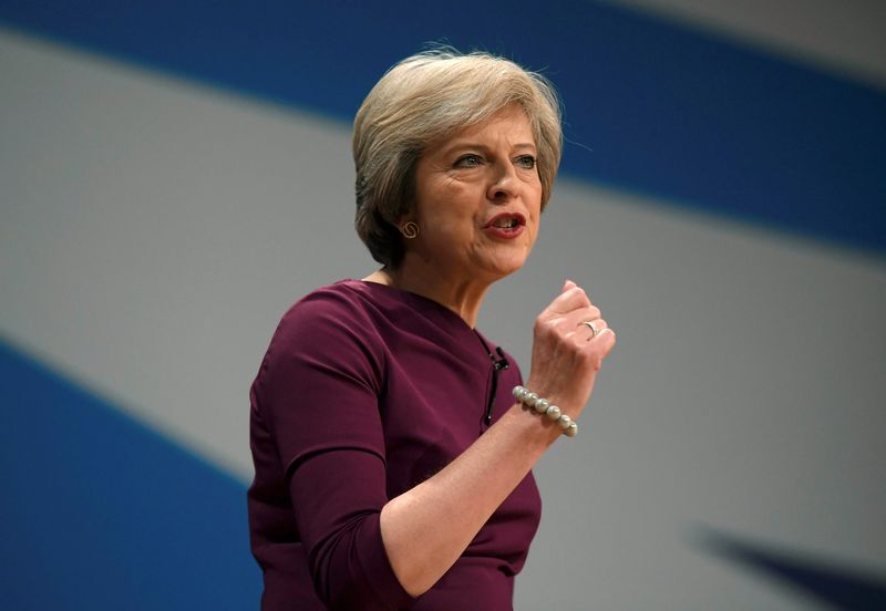 British Prime Minister Theresa May gives her speech on the final day of the annual Conservative Party Conference in Birmingham October 5, 2016. u00e2u20acu201d Reuters pic