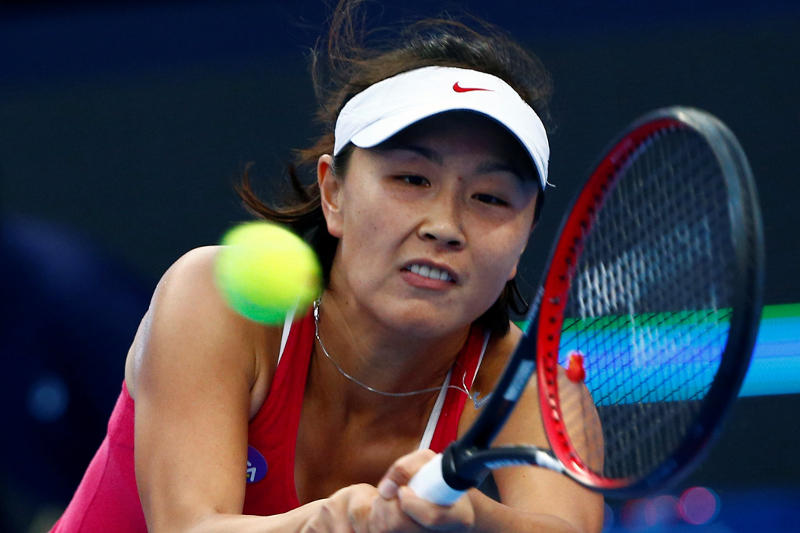Chinau00e2u20acu2122s Peng Shuai plays against Venus Williams of the US during the first round of womenu00e2u20acu2122s singles at China Open in Beijing October 3, 2016. u00e2u20acu201d Reuters pic