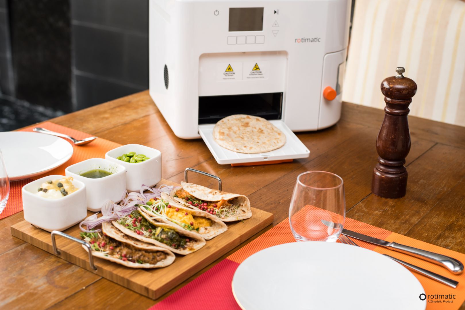 Enjoy fresh and healthy rotis with Zimplistic robot-making machine Rotimatic. u00e2u20acu201d Picture courtesy of Zimplisticn
