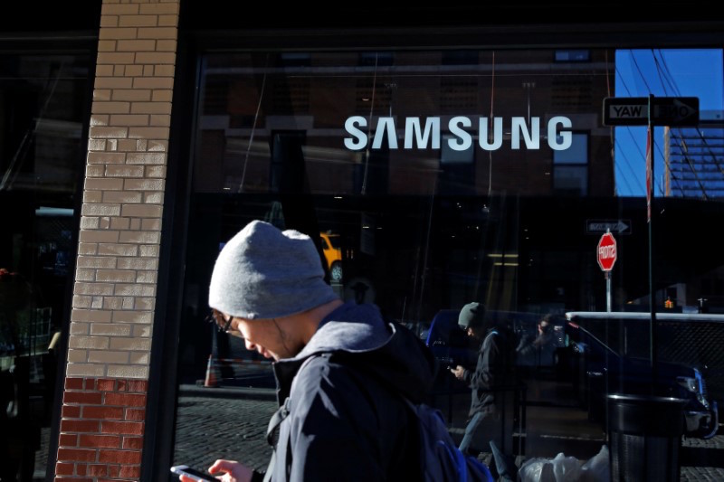 Signage is seen at the Samsung 837 store in the Meatpacking District of Manhattan, New York, US, October 10, 2016. u00e2u20acu201d Reuters pic