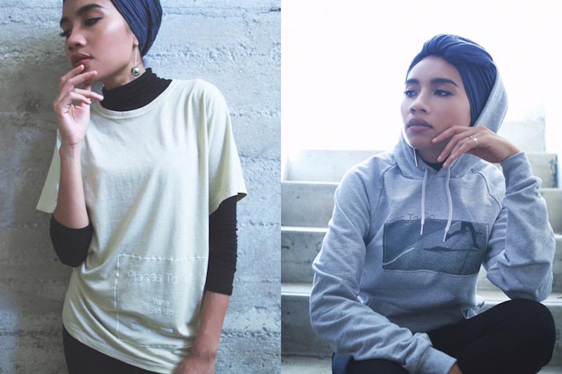 Yuna models items from her ‘Places to Go’ collection with Boston-based clothing line Lisn Up. — Handout via TheHive.Asia