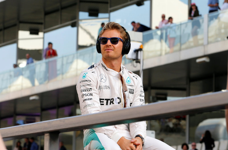 Mercedesu00e2u20acu2122 Formula One driver Nico Rosberg smiles at his fans during driveru00e2u20acu2122s parade at the Abu Dhabi Grand Prix November 27, 2016. u00e2u20acu201d Reuters pic