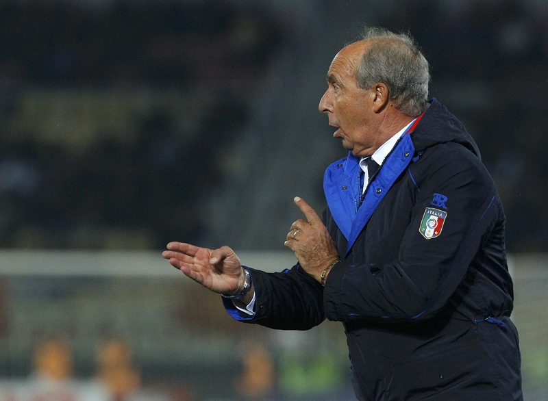 Italy's coach GiampieroVentura reacts during the match against Macedonia at the Philip II of Macedon National Stadium, Skopje, Macedonia October 9, 2016. u00e2u20acu201d Reuters pic
