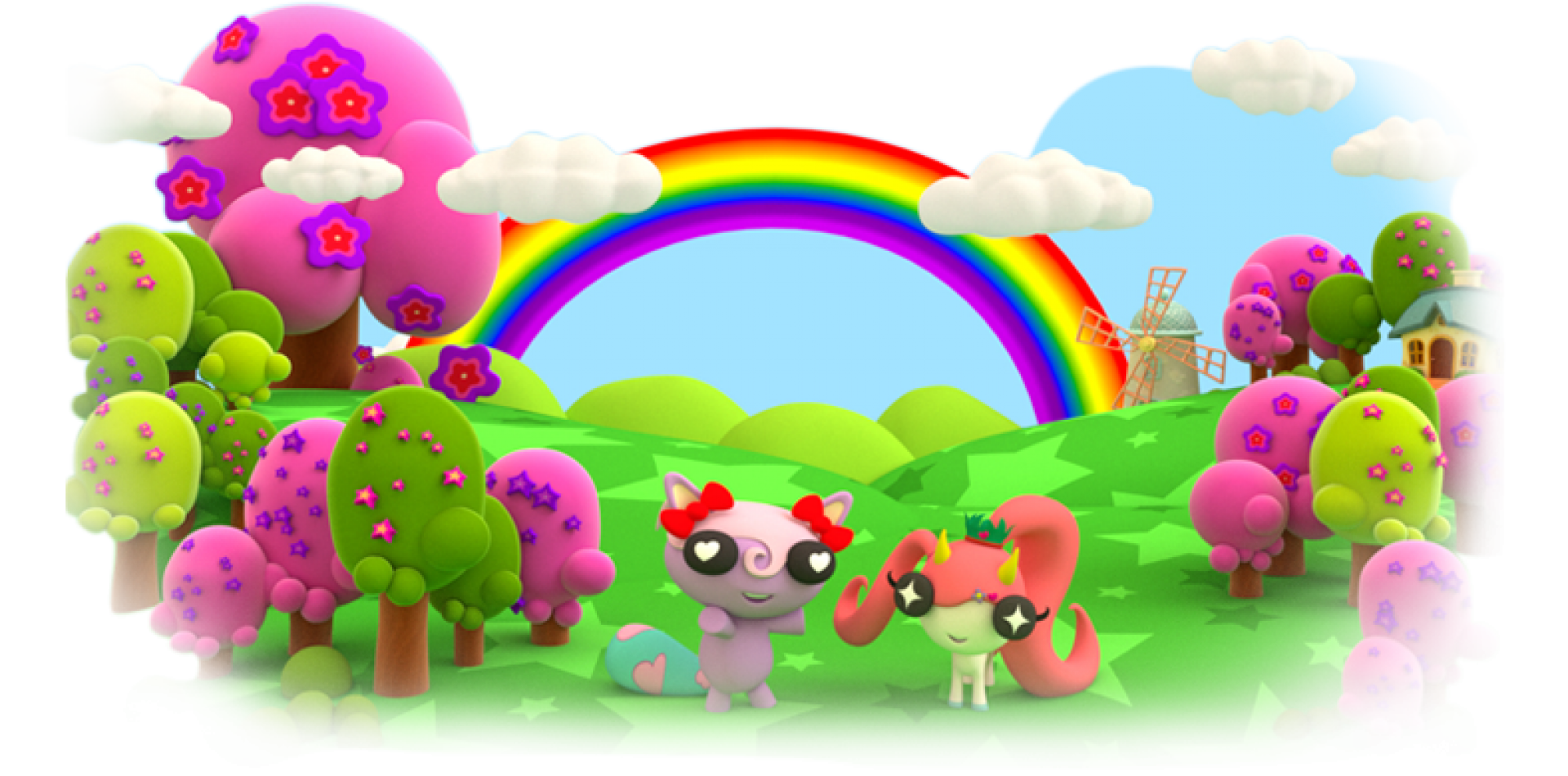 SazzyPets characters: You can find Fluphina, a cat and Sazzy, a goat princess in SazzyLand. — Picture courtesy of SazzyPets
