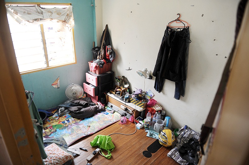 The room in which the body of the boy was found in at the Paya Nahu flat unit in Sungai Petani November 24, 2016. u00e2u20acu201d Bernama picnn