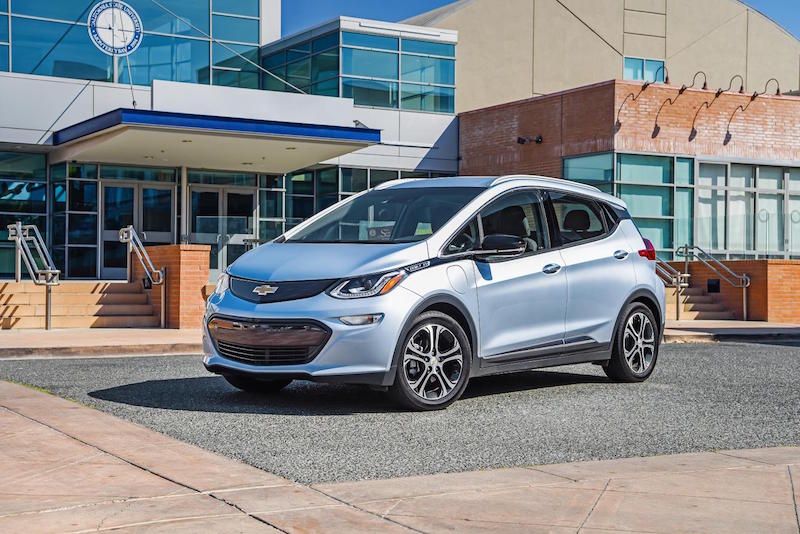 The 2017 Chevrolet Bolt EV is the only plug-in electric car to make this yearu00e2u20acu2122s list of finalists. u00e2u20acu201d Handout via AFP